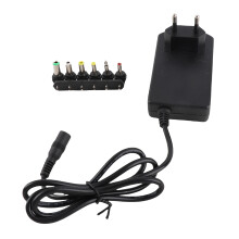 30W Einstellbare Netzteiladapter mit 6 Steckern