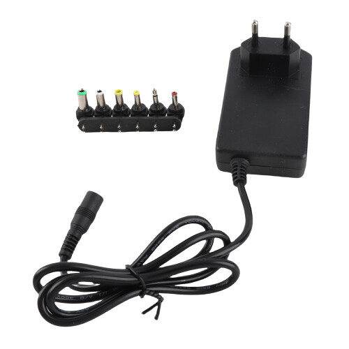 30W Einstellbare Netzteiladapter mit 6 Steckern