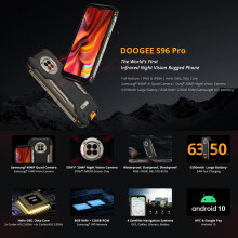 DOOGEE S96 Pro 48MP 20MP IR Night Vision 8GB+128GB 6350mAh Orange