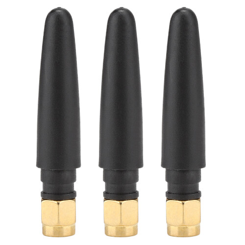 3x 3dBi GSM Mini-Antenne 5cm (SMA-B)