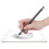 Extra langer Crayon-Stylus für Touchscreen Schwarz 5