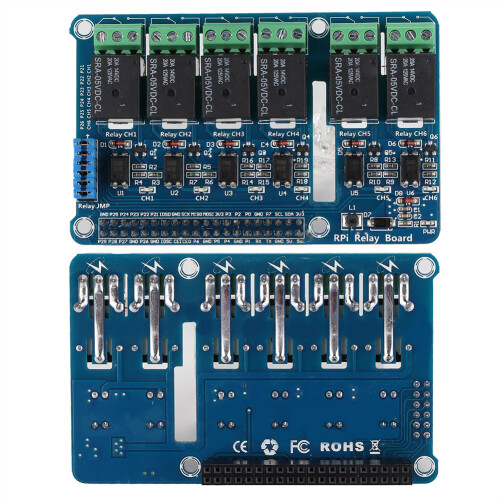 6-Kanal RPi Relay-Modul Erweiterung für Raspberry Pi 1