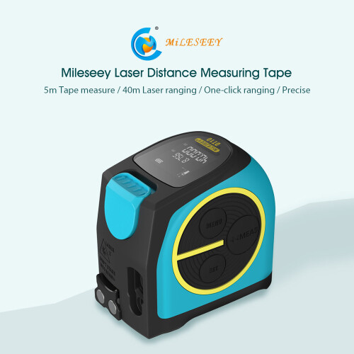 MiLESEEY Laser-Entfernungsmesser 5m 40m LED Digital