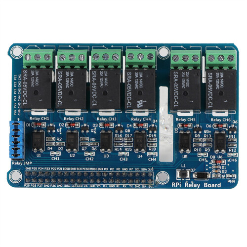 6-Kanal RPi Relay-Modul Erweiterung für Raspberry Pi