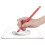 Extra langer Crayon-Stylus für Touchscreen Rot 5