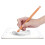 Extra langer Crayon-Stylus für Touchscreens, orange 5