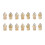 14PCS 7 Sizes 3D Printer Extruder Brass Nozzle Print Head Accessories 1
