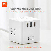 Xiaomi Mijia Magic Cube 6-Port USB-Ladegerät 1,5m Kabel 100-240V