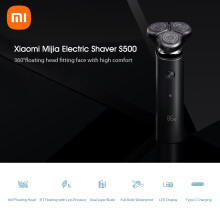 Xiaomi Mijia S500 Elektrorasierer IPX7 wasserdicht 3 Klingen LED