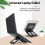 Laptop Tablet Universal Stand Adjustable Portable Black 5
