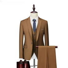 (5XL)Men's 3 Pieces Wedding Blazer Vests Pants Set