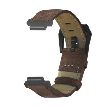 Stainless steel buckle vintage textured strap
