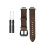 Stainless steel buckle vintage textured strap 5