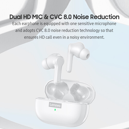 Lenovo LP1S True Wireless Earbuds BT5.0 10mm Driver Waterproof 2