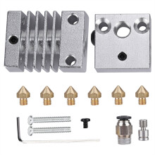 Stainless Steel J Head Hotend Extruder Kit for Creality CR10 CR10S