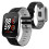 K10 1,3" Display IP68 Smart Band Herzfrequenz Silber/Grau 5