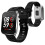 K10 1,3" Display IP68 Smart Band Herzfrequenz Silber/Schwarz 5