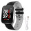 K10 1,3" Display IP68 Smart Band Herzfrequenz Silber/Grau 1