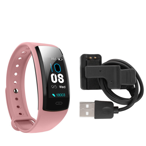 QS90 PLUS Smartwatch Herzfrequenz Blutdruck Pink