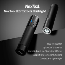 NexTool LED Tactical Flashlight 1200lm Waterproof 4500mAh 4 Modes