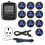 Restaurant Paging System Black Mobile Receiver 10 Black Blue Silicone 1