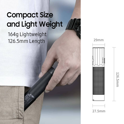 NexTool LED Tactical Flashlight 1200lm Waterproof 4500mAh 4 Modes 1