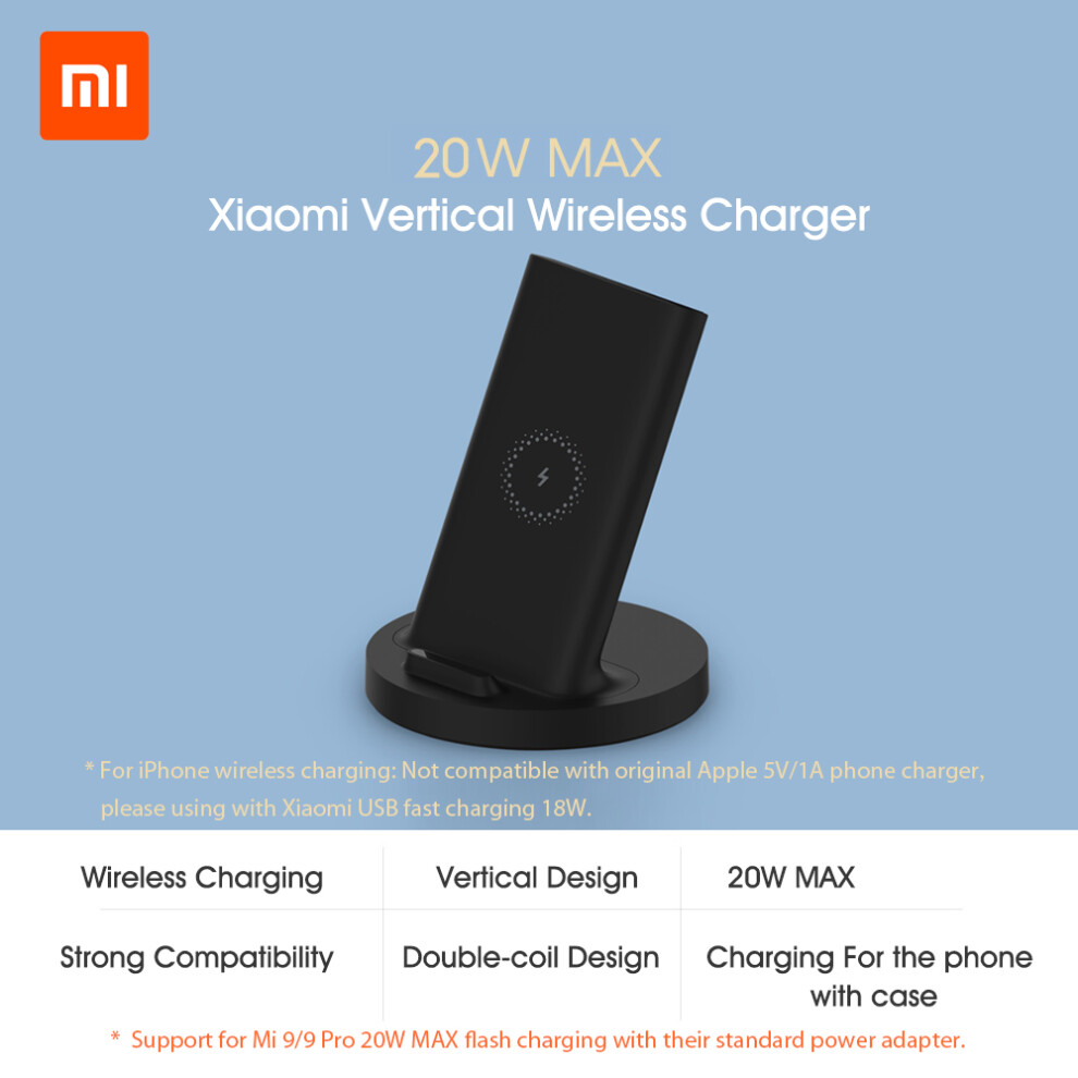 Xiaomi 20W Wireless Charger Qi For Mi 9 Mix 2S Iphone Samsung 609610636069