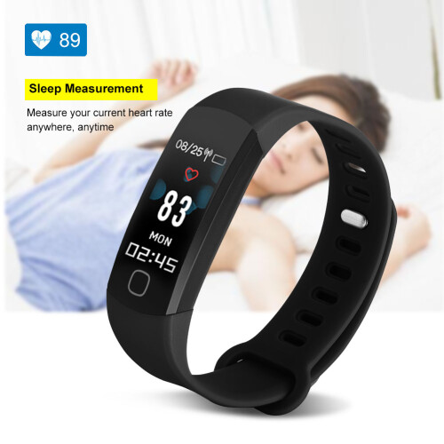 Smart R8C Herzfrequenzarmband mit Farbbildschirm (Schwarz) 1