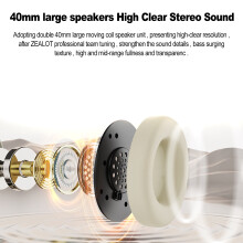 ZEALOT B38 Kabellose Kopfhörer BT5.2 Noise-Cancelling HiFi faltbar