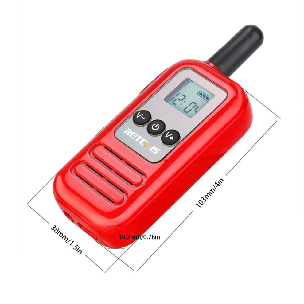 Retevis Rt665 Mini Walkie Talkie 16Ch Pmr446 Lcd Two-Way Radio 609610598619