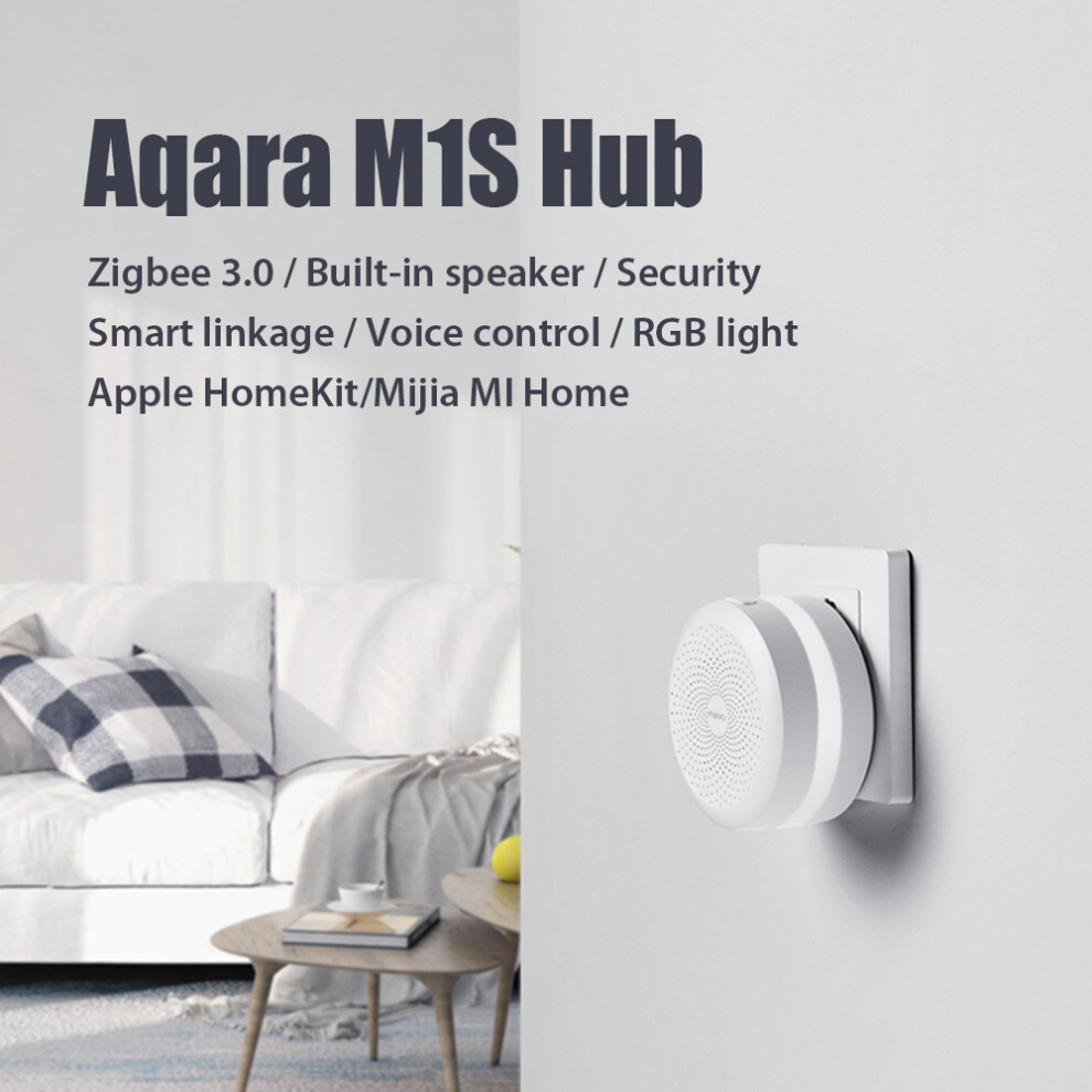 Aqara M1s Hub Zigbee Gateway Rgb Night Speaker Homekit Light 609610621928