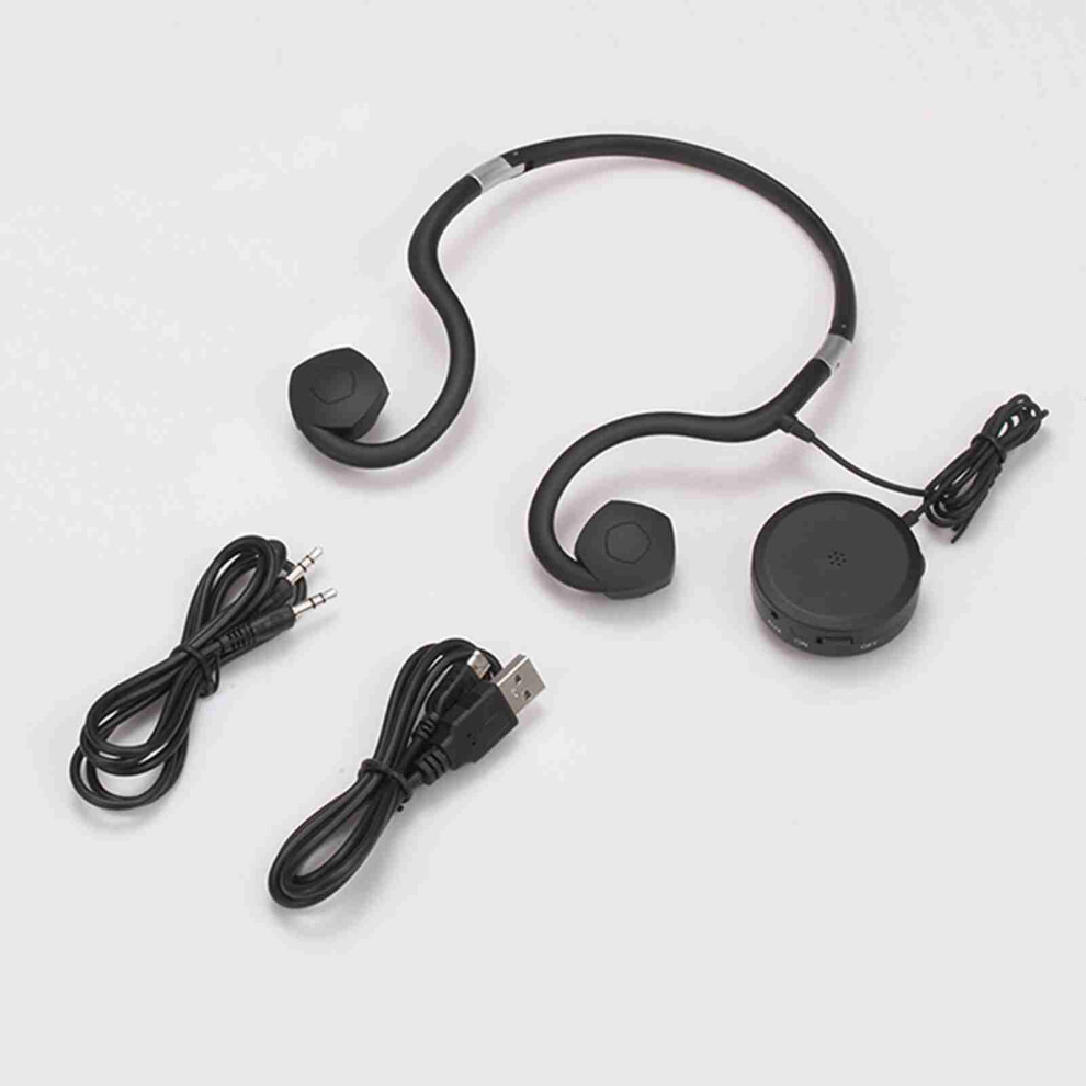 Bone Conduction Wireless Foldable IP55 Water Resistant Headset 350mAh