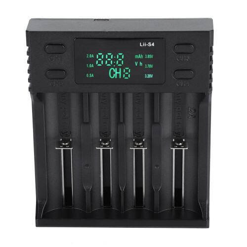 LiitoKala Lii S4 5V2A Smart-Ladegerät mit Display (4-Slot) 1