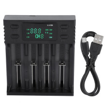 LiitoKala Lii S4 5V2A Smart-Ladegerät mit Display (4-Slot)