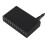 10-Port USB-Ladegerät 60W Wandladegerät Schwarz 1