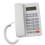 Kabelgebundenes Desktop-Telefon DTMF/FSK Englisch Weiß 4