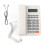 Kabelgebundenes Desktop-Telefon DTMF/FSK Englisch Weiß 1