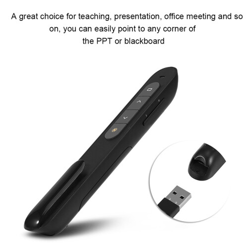 2.4G Wireless Remote Control USB Laser Pointer Clicker Pen 2