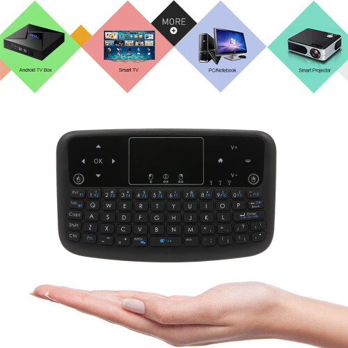 A36 Mini WLAN-Tastatur mit Touchpad für Android TV PC PS3