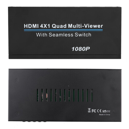 4-in-1 1080P HDMI-Multiviewer Quad-Screen HDMI1.3a 1