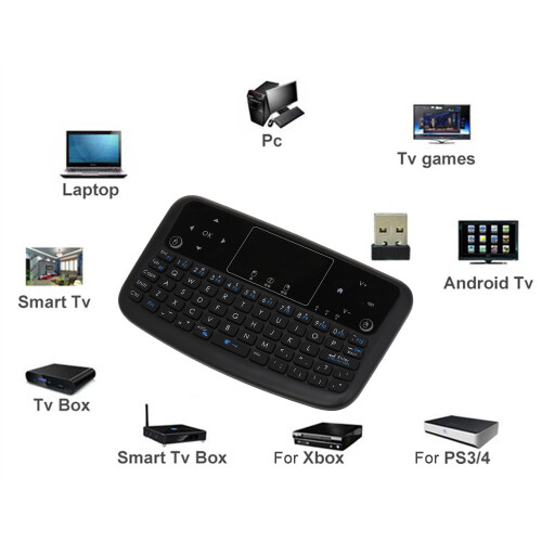 A36 Mini Wireless Keyboard 2.4GHz Air Mouse Touchpad 1