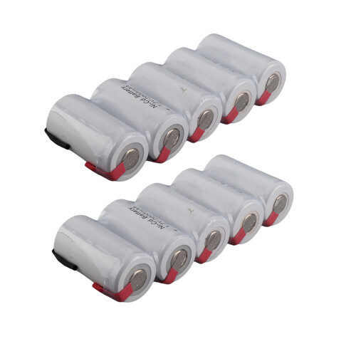 10Pcs 2000mAh 1.2V Rechargeable SC NiCd Battery Replacement 1