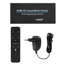 4 in 1 1080P HDMI Multiviewer Quad Screen HDMI1.3a HDCP1.2