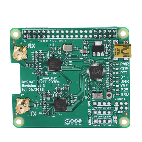 USB MMDVM Duplex-Modul Dual-Antenne Hotspot Kit DMR P25 DStar 2