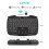 Rii RK707 Wireless Game Controller Keyboard Mouse Combo White Backlit 5
