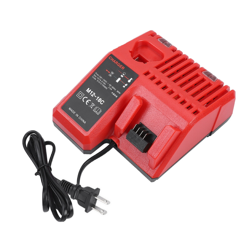 12V-18V Lithium Battery Charger For Milwaukee M12-18C M18 609610651819