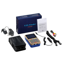TV-Signalfinder DVB-S/S2/S2X HD mit 3,5-Zoll-LCD und 3000mAh-Akku