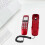 Mini-Wandtelefon mit Caller-ID LCD Schwarz 2
