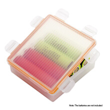 Wasserdichte 4-Fach-Batteriebox mit transparenter Abdeckung