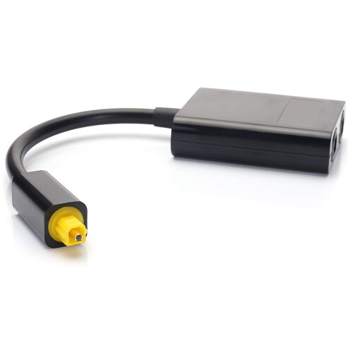 Digitaler Toslink-Faser-Optik-Splitter 1-in-2-out 2